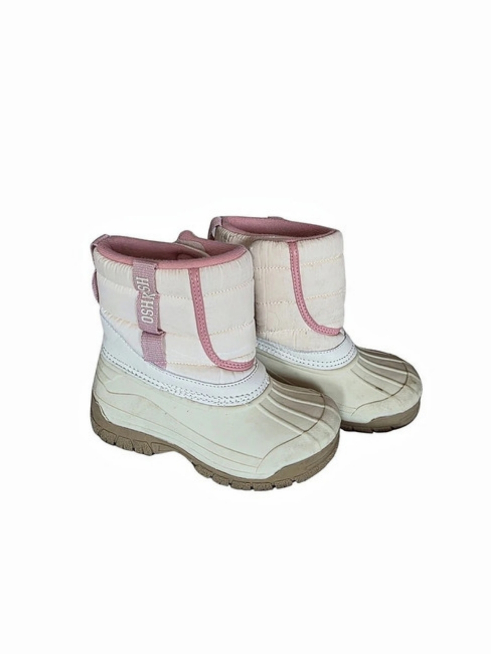 OshKosh B'gosh Kids Snow Boots Cream & Pink US 10M